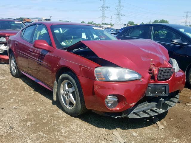 2G2WS522341112368 - 2004 PONTIAC GRAND PRIX RED photo 1