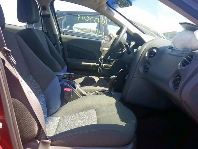 2G2WS522341112368 - 2004 PONTIAC GRAND PRIX RED photo 5