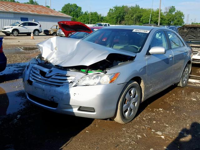 4T1BE46K37U645427 - 2007 TOYOTA CAMRY NEW SILVER photo 2