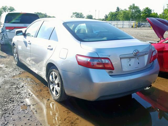 4T1BE46K37U645427 - 2007 TOYOTA CAMRY NEW SILVER photo 3