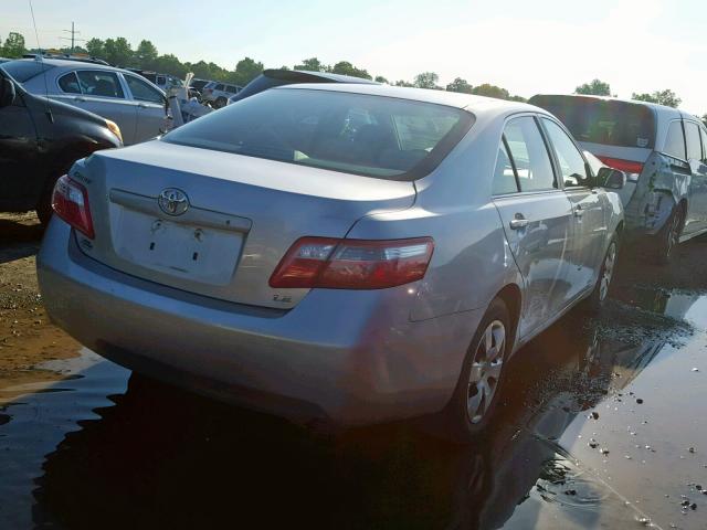 4T1BE46K37U645427 - 2007 TOYOTA CAMRY NEW SILVER photo 4