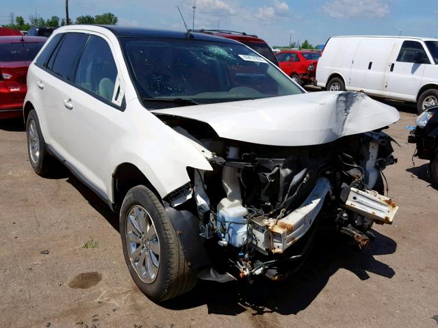 2FMDK38C89BA60885 - 2009 FORD EDGE SEL WHITE photo 1