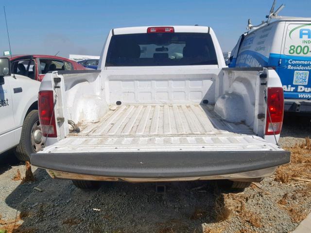 1C6RD6FKXCS117785 - 2012 DODGE RAM 1500 S WHITE photo 6