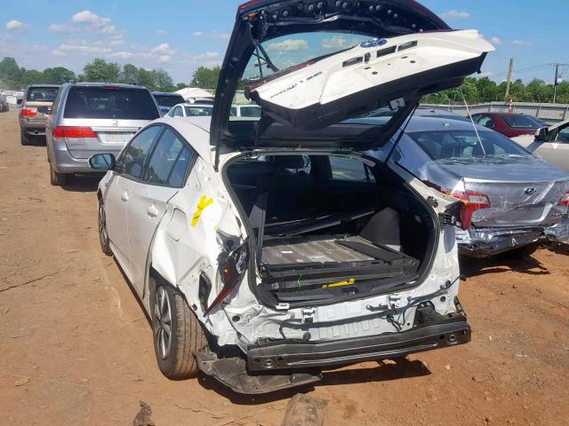 JTDKARFP1J3085364 - 2018 TOYOTA PRIUS PRIM 白色 照片 3