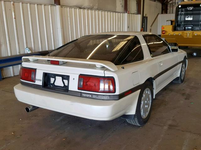 JT2MA71L9H0065448 - 1987 TOYOTA SUPRA WHITE photo 4