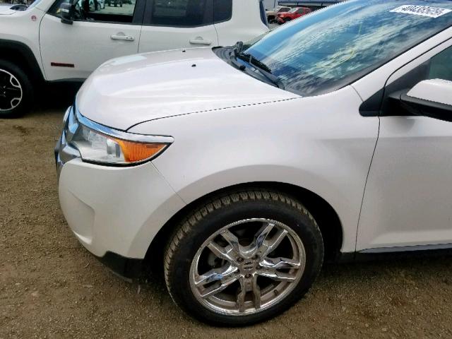 2FMDK3JC8DBA32040 - 2013 FORD EDGE SEL WHITE photo 9