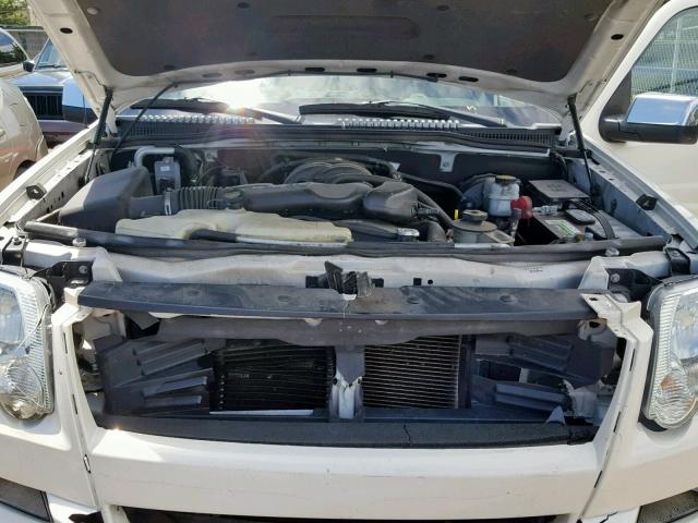 1FMEU65808UA35097 - 2008 FORD EXPLORER L WHITE photo 7