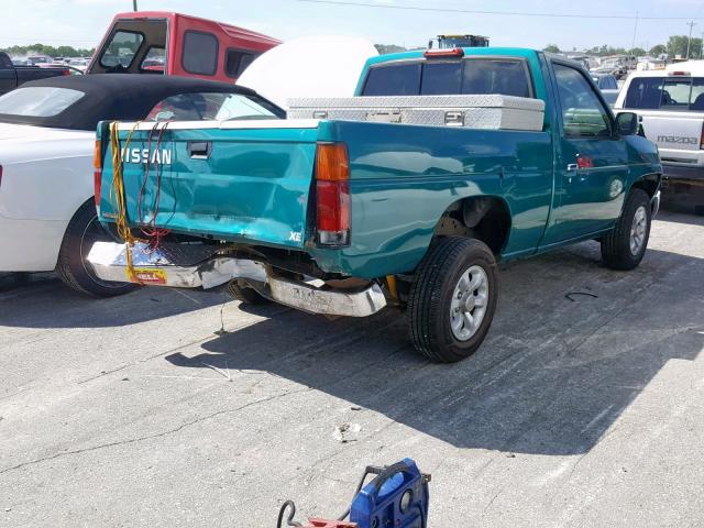 1N6SD11S1VC332230 - 1997 NISSAN TRUCK BASE TEAL photo 4