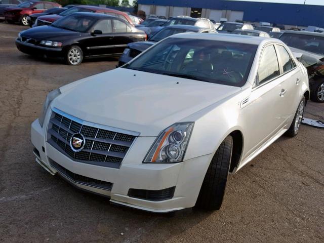 1G6DG5EG4A0124843 - 2010 CADILLAC CTS LUXURY WHITE photo 2