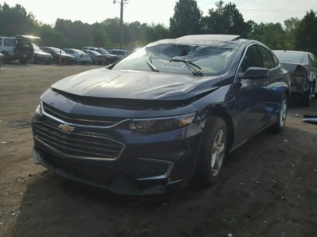 1G1ZB5ST6HF129870 - 2017 CHEVROLET MALIBU LS ლურჯი ფოტო 2