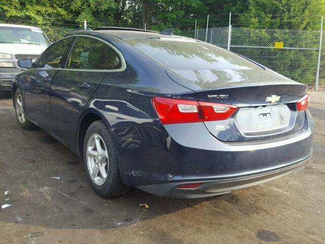 1G1ZB5ST6HF129870 - 2017 CHEVROLET MALIBU LS ლურჯი ფოტო 3