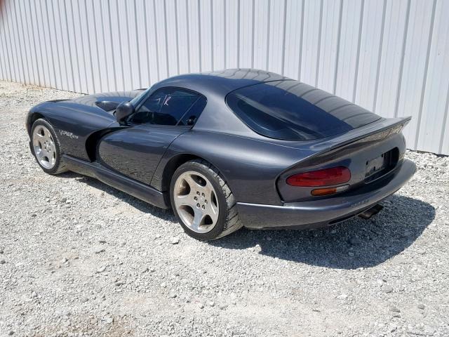 1B3ER69E22V100962 - 2002 DODGE VIPER GTS GRAY photo 3