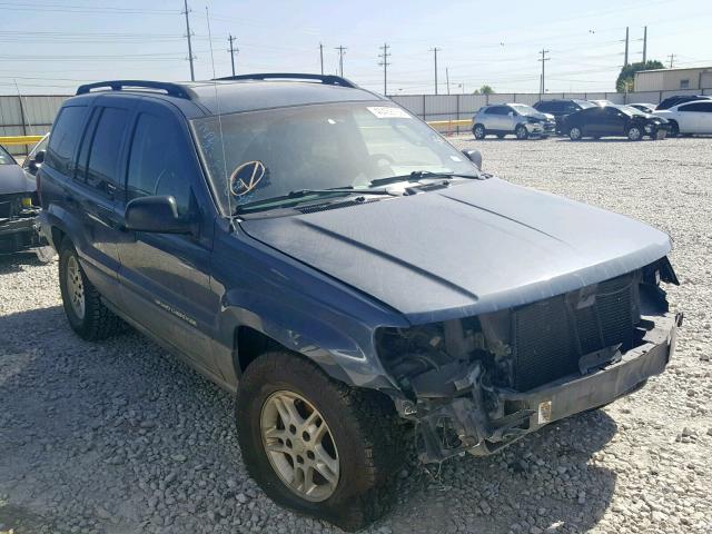 1J4GX48S02C123915 - 2002 JEEP GRAND CHER BLUE photo 1