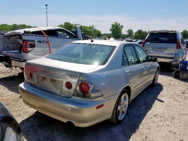 JTHBD182610028443 - 2001 LEXUS IS 300 SILVER photo 4