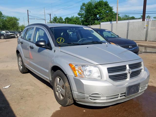 1B3HB28B47D301261 - 2007 DODGE CALIBER SILVER photo 1