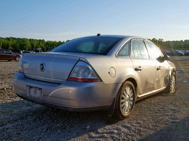 1MEHM40WX8G617944 - 2008 MERCURY SABLE LUXU SILVER photo 4