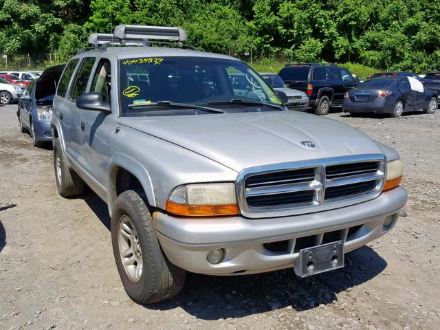 1B4HS48N32F162786 - 2002 DODGE DURANGO SL SILVER photo 1