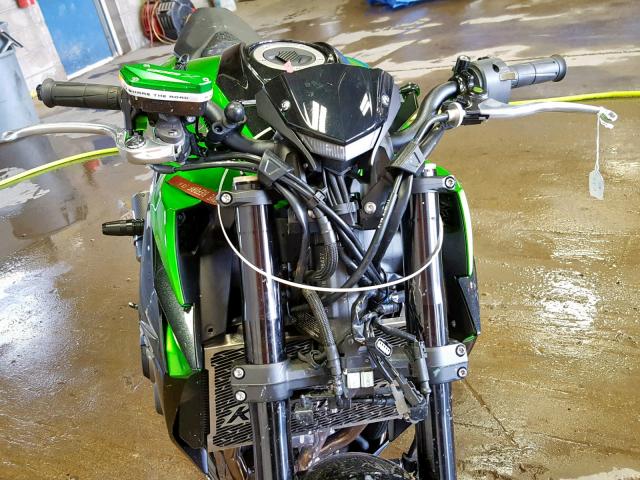 JKAZRCG16FA006427 - 2015 KAWASAKI ZR1000 G GREEN photo 9