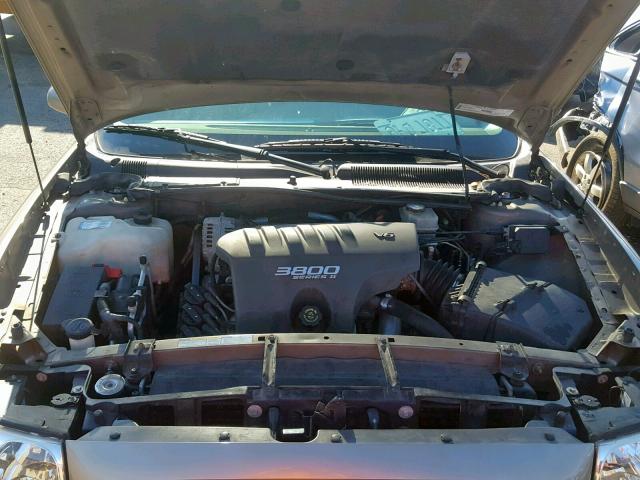 1G4HR54K31U113318 - 2001 BUICK LESABRE LI TAN photo 7