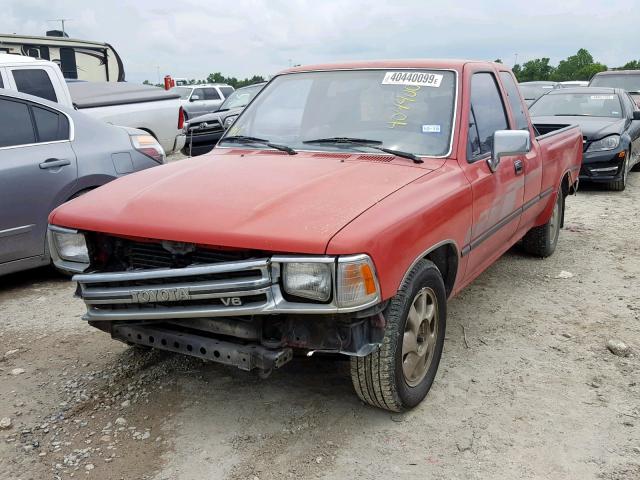 JT4VN93GXM5024500 - 1991 TOYOTA PICKUP 1/2 RED photo 2