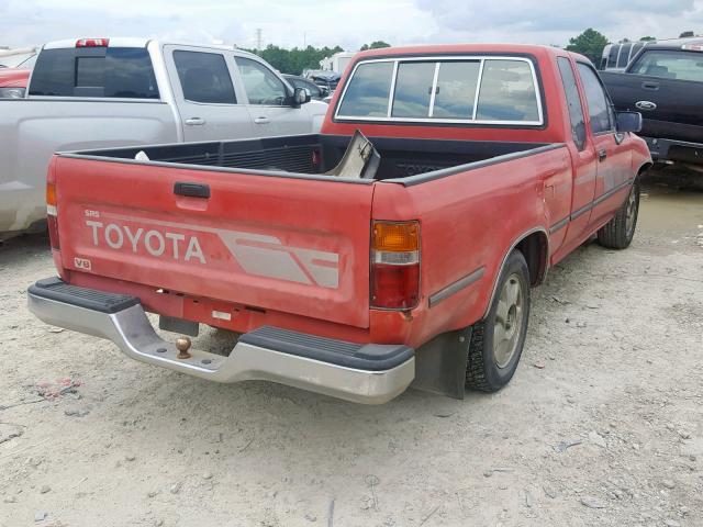 JT4VN93GXM5024500 - 1991 TOYOTA PICKUP 1/2 RED photo 4