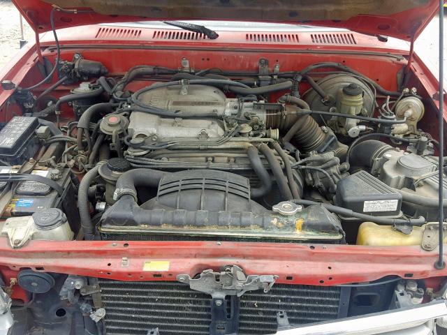 JT4VN93GXM5024500 - 1991 TOYOTA PICKUP 1/2 RED photo 7