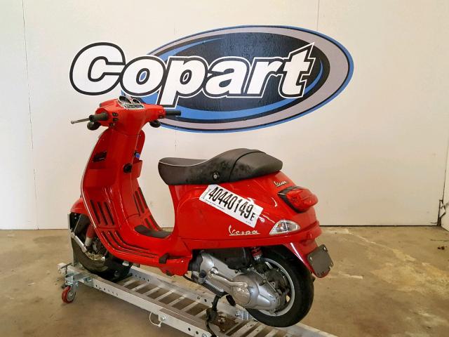 ZAPM448F695601790 - 2009 VESPA LX 150 RED photo 3