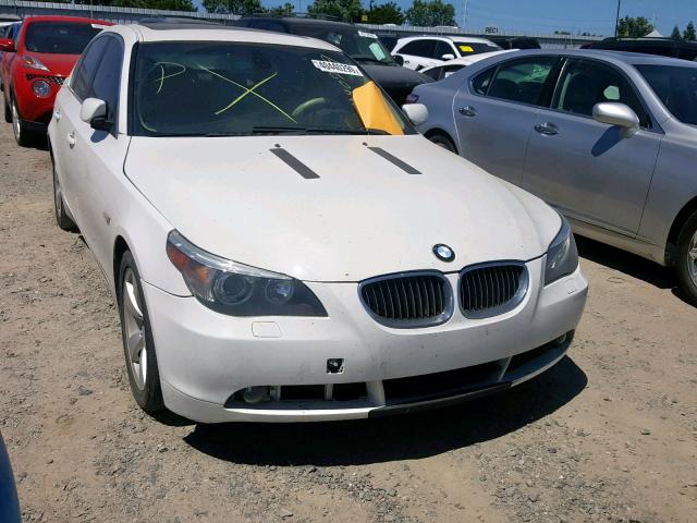 WBANA53565B863384 - 2005 BMW 525 I WHITE photo 1