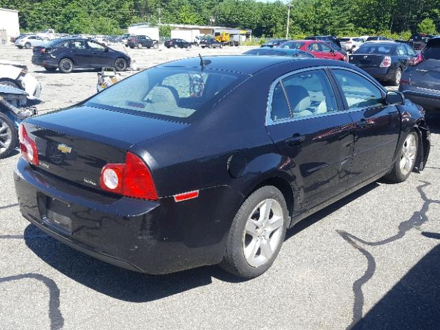 1G1ZB5E15BF244350 - 2011 CHEVROLET MALIBU LS შავი ფოტო 4