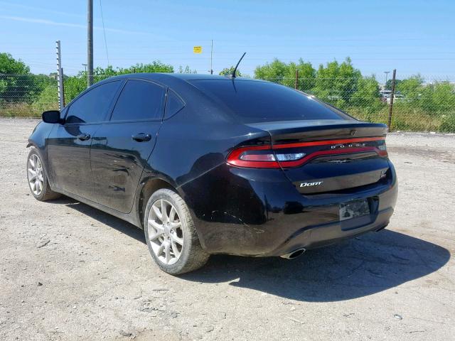 1C3CDFBH3DD683029 - 2013 DODGE DART SXT BLACK photo 3