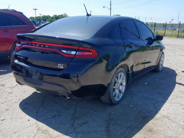 1C3CDFBH3DD683029 - 2013 DODGE DART SXT BLACK photo 4