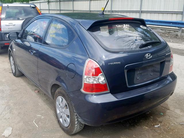 KMHCM3AC0BU199666 - 2011 HYUNDAI ACCENT GL GRAY photo 3