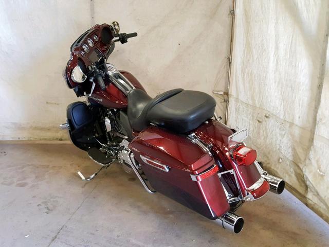 1HD1KEL16EB630258 - 2014 HARLEY-DAVIDSON FLHTK ELEC BURGUNDY photo 3