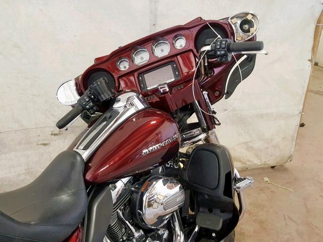 1HD1KEL16EB630258 - 2014 HARLEY-DAVIDSON FLHTK ELEC BURGUNDY photo 5