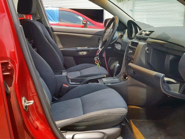 JM1BK12F761448846 - 2006 MAZDA 3 I RED photo 5