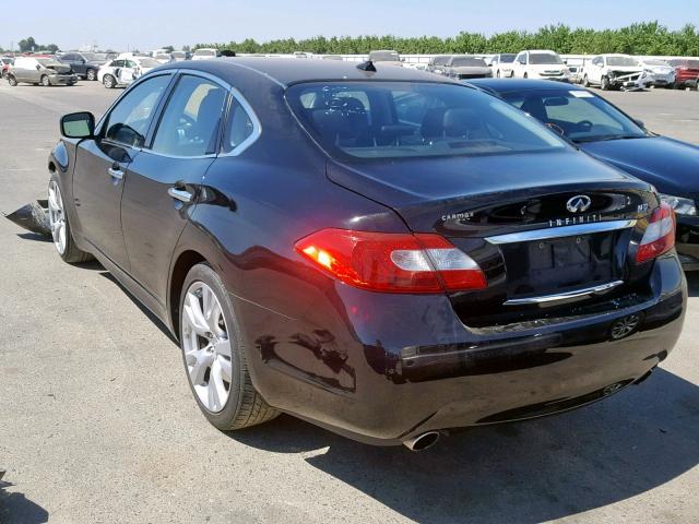 JN1BY1AP7BM322474 - 2011 INFINITI M37 BLACK photo 3