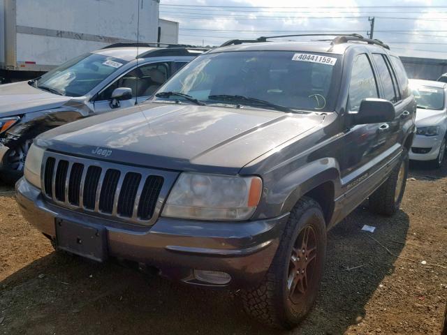 1J4G258N4YC178780 - 2000 JEEP GRAND CHER GRAY photo 2