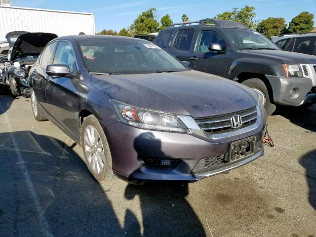 1HGCR2F87FA191920 - 2015 HONDA ACCORD EXL GRAY photo 1