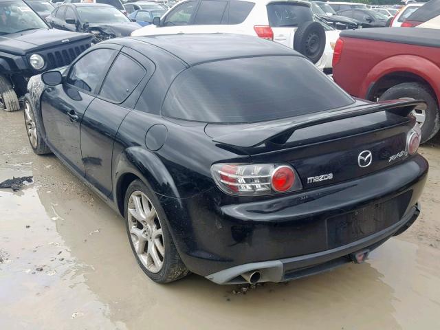 JM1FE17N640139607 - 2004 MAZDA RX8 BLACK photo 3