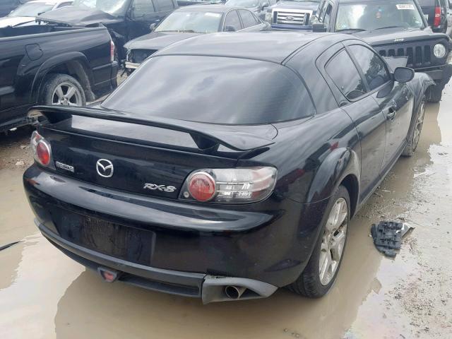 JM1FE17N640139607 - 2004 MAZDA RX8 BLACK photo 4