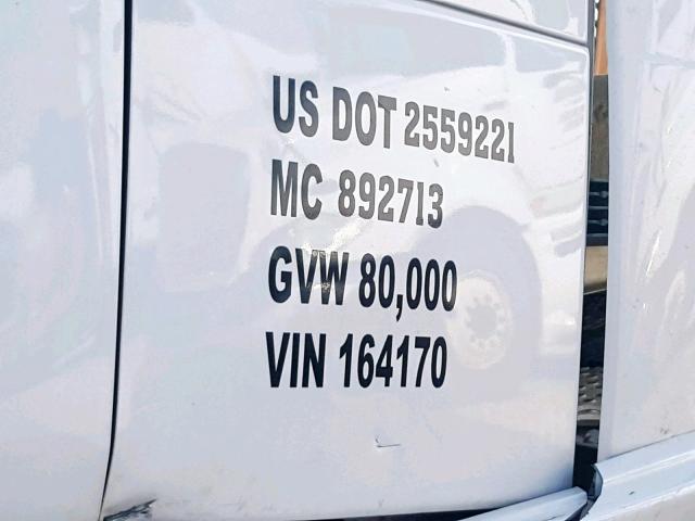 4V4NC9EH0EN16417O - 2014 VOLVO VN VNL WHITE photo 10