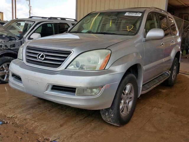 JTJBT20X380160195 - 2008 LEXUS GX 470 SILVER photo 2