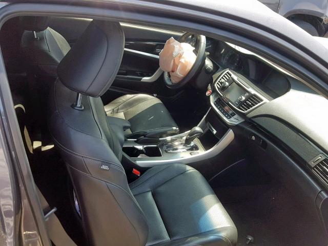 1HGCT2B87DA006401 - 2013 HONDA ACCORD EXL GRAY photo 5