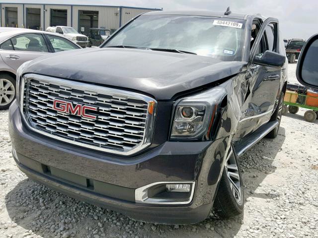 1GKS2CKJ9JR331140 - 2018 GMC YUKON DENA CHARCOAL photo 2