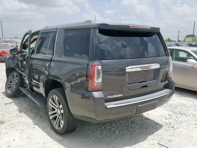 1GKS2CKJ9JR331140 - 2018 GMC YUKON DENA CHARCOAL photo 3