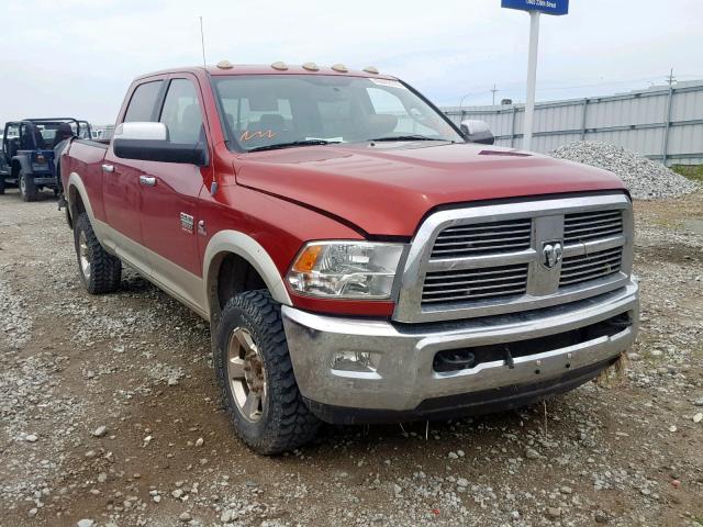 3D7UT2CL4AG180791 - 2010 DODGE RAM 2500 MAROON photo 1