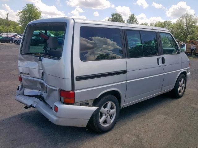 WV2MB47002H118483 - 2002 VOLKSWAGEN EUROVAN MV SILVER photo 4