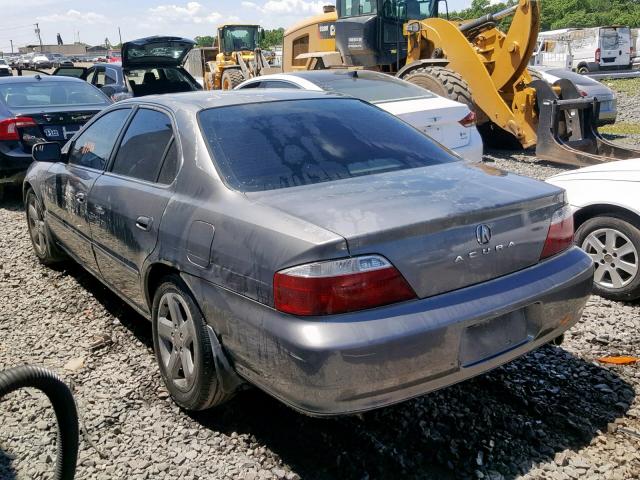 19UUA566X2A008564 - 2002 ACURA 3.2TL GRAY photo 9