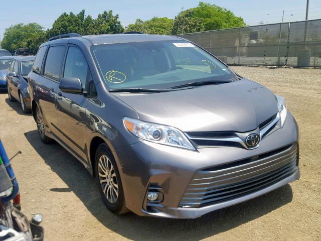 5TDYZ3DCXKS012168 - 2019 TOYOTA SIENNA LIM GRAY photo 1