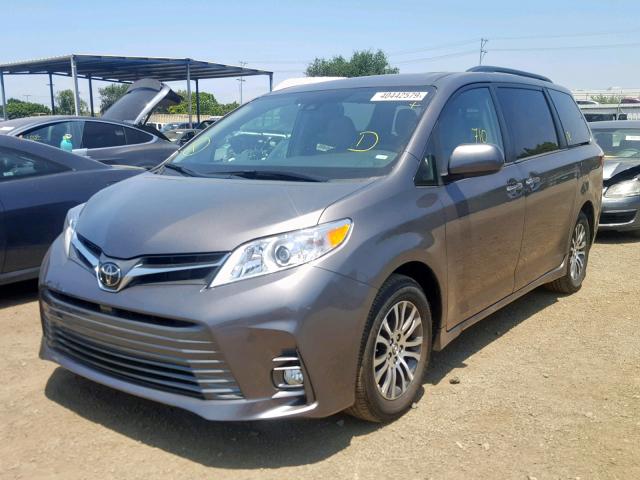 5TDYZ3DCXKS012168 - 2019 TOYOTA SIENNA LIM GRAY photo 2